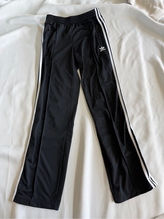 adidas Pants - Adidas Black Three-Stripe Track Pants
